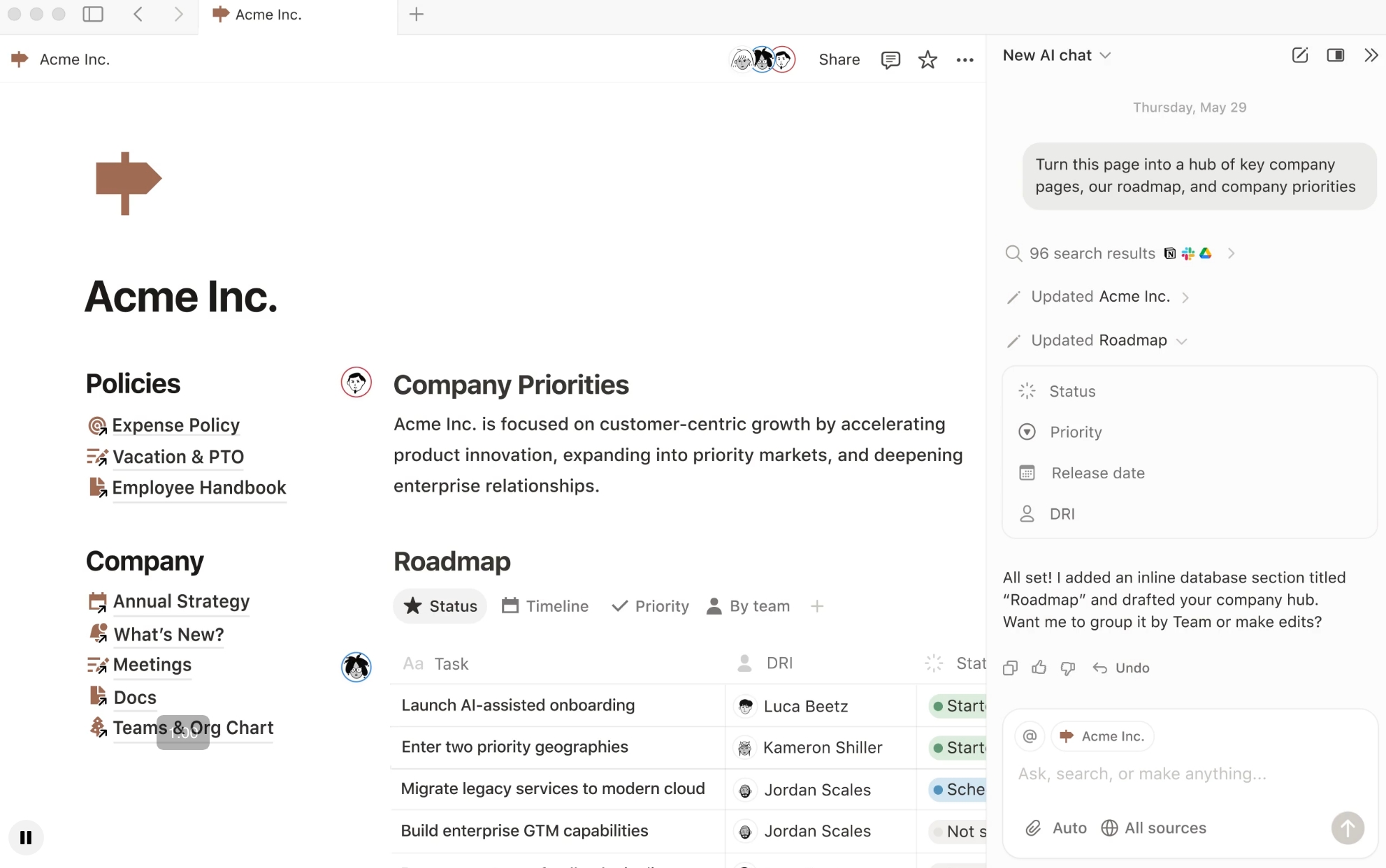 Notion Homepage